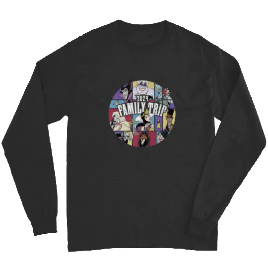 Disney Villains Wicked Circle 2024 Family Trip Vacation Premium Long Sleeves