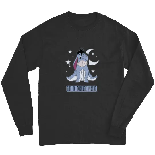 Disney Winnie The Pooh Eeyore Not A Morning Person Sweatshirt Long Sleeves