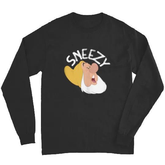 Disneyss Snow White The Seven Dwarfs Sneezy Faces Long Sleeves