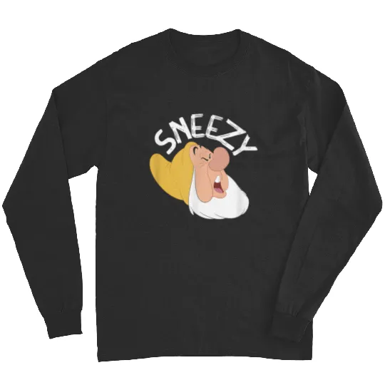 Disneyss Snow White The Seven Dwarfs Sneezy Faces Long Sleeves