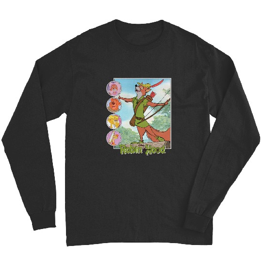 Disney Robin Hood Classic Disney Film Retro Long Sleeves