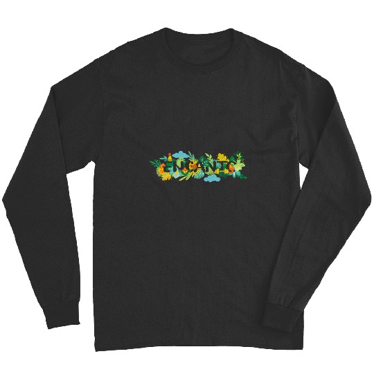 Disney Encanto Tropical Florals Movie Logo Long Sleeves