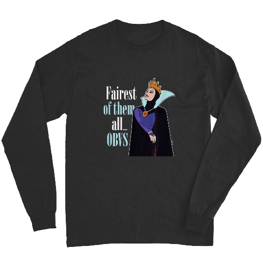Disneyss Villians Evil Queen Snow White Fairest Of Them All Long Sleeves