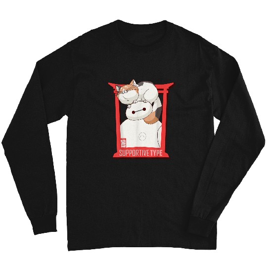 Disneys Big Hero 6 Tv Series Baymax And Cat Long Sleeves