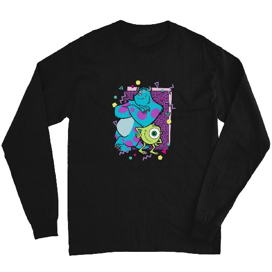 Disney Pixarss Monsters Inc. Sulley and Mike 90s Retro Hoodie Pullover Hoodie Long Sleeves