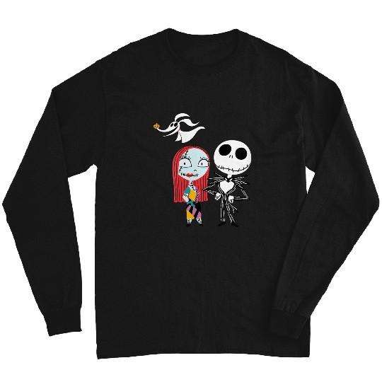 Disneyss Nightmare Before Christmas Dark Jack Sally Long Sleeves