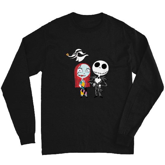 Disneyss Nightmare Before Christmas Dark Jack Sally Long Sleeves