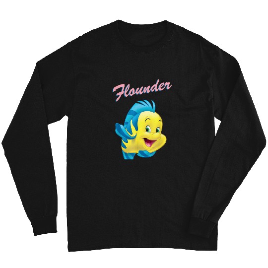 Disneys The Little Mermaid Flounder Big Wave Long Sleeves