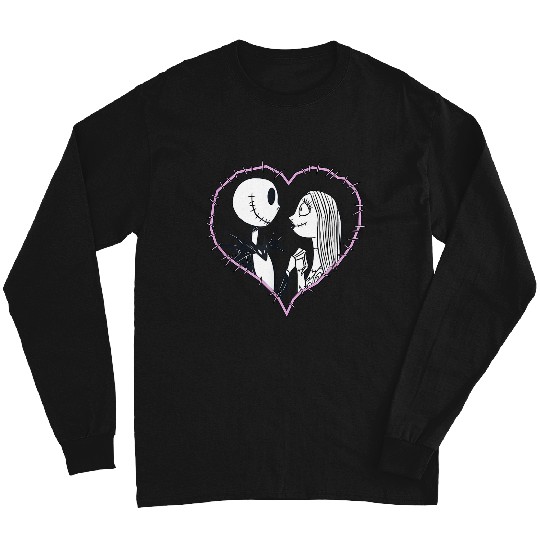 Disneyss The Nightmare Before Christmas Jack Sally Heart Long Sleeves