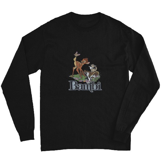 Disney Bambi  Group Floral Poster Long Sleeves