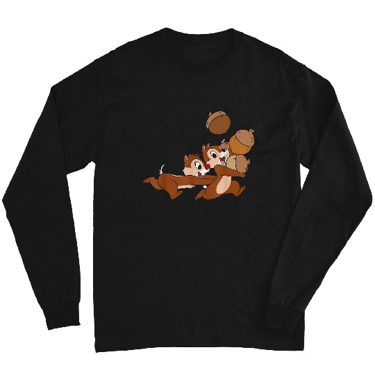 Disneys Chip N Dale Chipmunks Acorn Run Long Sleeves