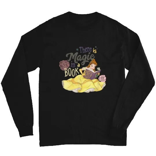 Disneys Beauty And The Beast Belle There Is Magic In A Book Long Sleeves