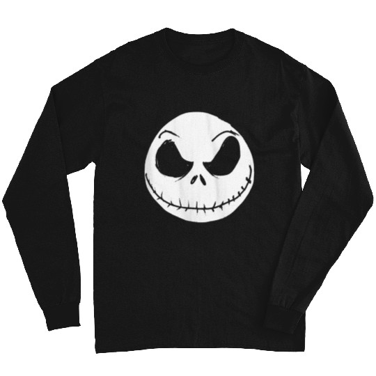 Disneyss The Nightmare Before Christmas Jack Skellington Faces Long Sleeves