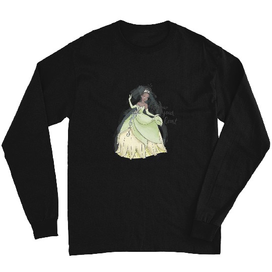 Disney The Princess And The Frog Tiana Follow Your Heart Long Sleeves