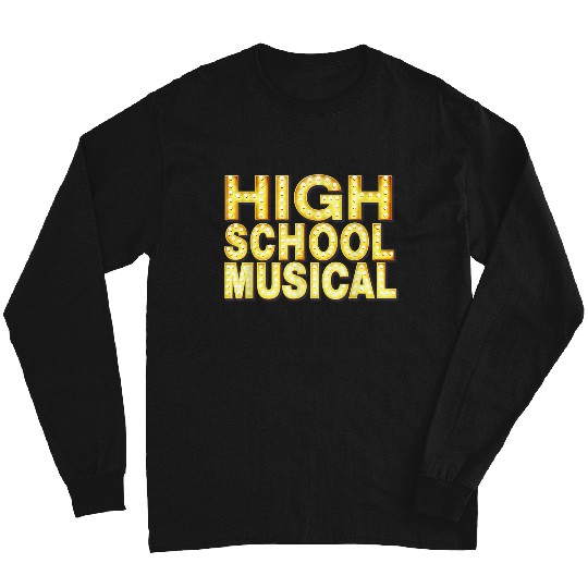 Disneyss Channel  High School Musical Movie Logo Long Sleeves