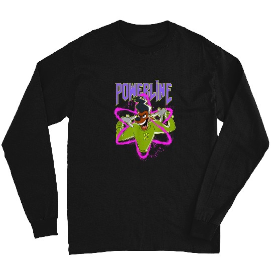 Disneyss A Goofy Movie Powerline Neon Big Chest Portrait Long Sleeves