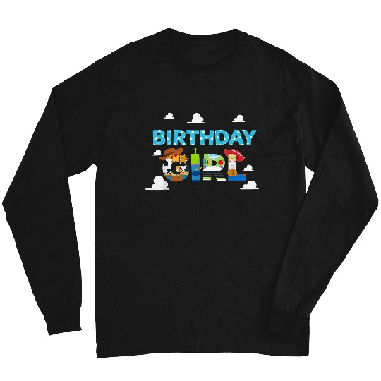 Disneyss And Pixarss Toy Story Clouds Birthday Girl Long Sleeves
