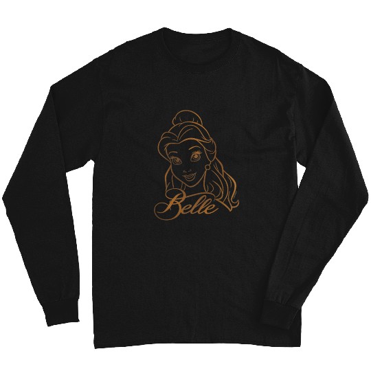 Disneyss Princess Celebration Minimalist Belle Coner Art Long Sleeves