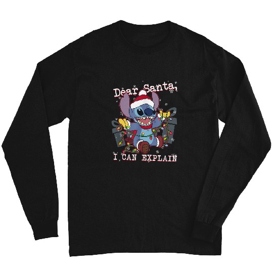 Disneyss Lilo Stitch Christmas Dear Santa I Can Explain Short Sleeve Long Sleeves