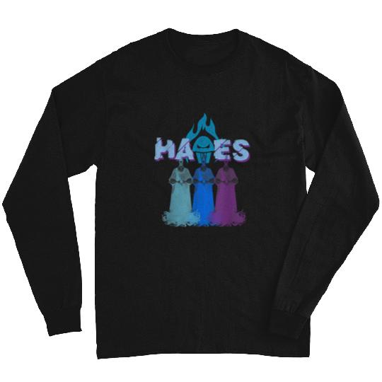 Disneyss Villains Hades Multicolor Evil shots Distressed Long Sleeves