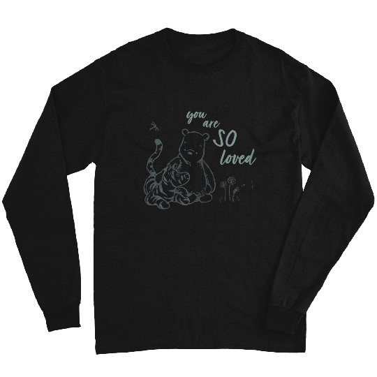 Disneyss Winnie The Pooh You Are So Loved Pooh Tigger Logo Long Sleeves