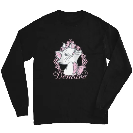 Disneyss The Aristocats Cute Marie Demure Sketch Chest Frame Long Sleeves