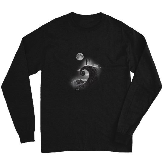 Disney Nightmare Before Christmas Jack And Sally Long Sleeves
