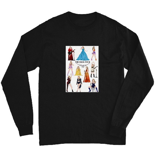 Discover The Eras Tour // London // Night 6 // Handdrawn Poster Long Sleeves