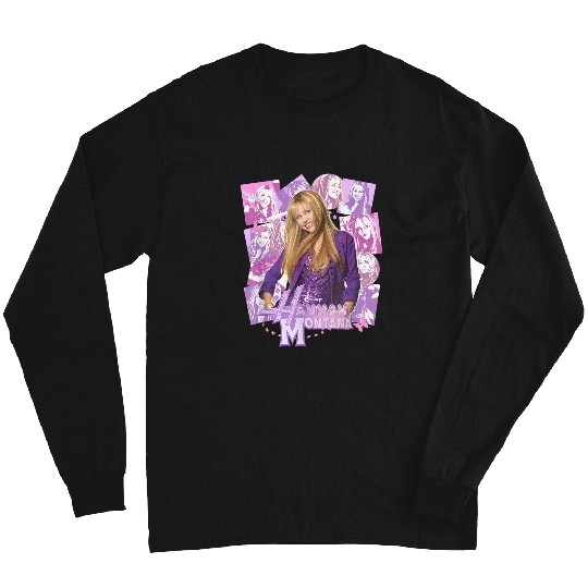 Disneyss Hannah Montana Epic Iconic Collage Big Chest Poster Long Sleeves
