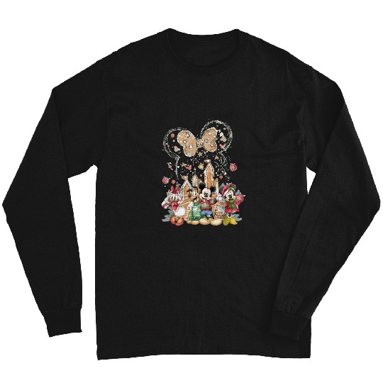 Vintage WDW Christmas Long Sleeves, Disney Gingerbread Castle Long Sleeves