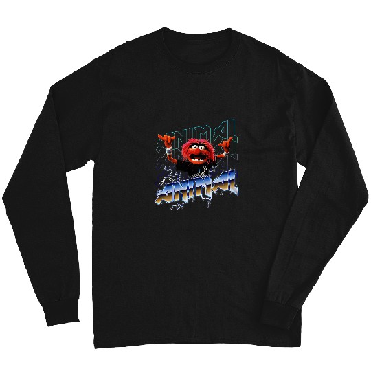 Disneys The Muppets Animal Vintages Rock Metal Premium Long Sleeves