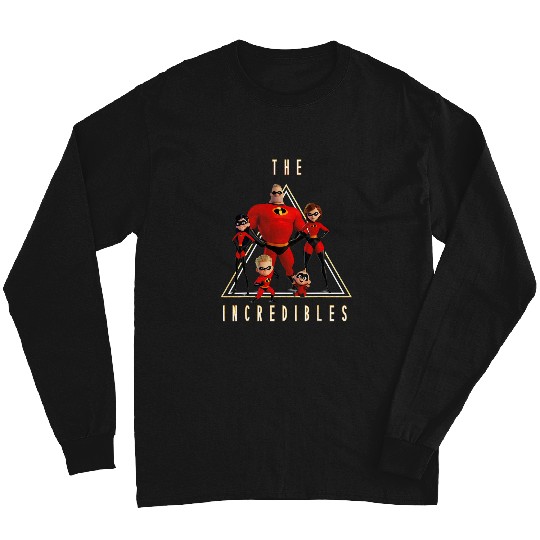 Disney Pixar Incredibles Classic Family Shot Graphic Long Sleeves