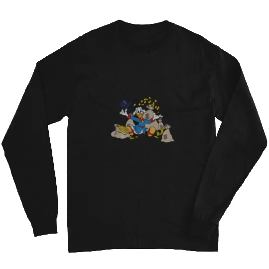 Disney Ducktales Scrooge Mcduck Coins Long Sleeves