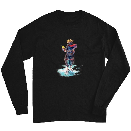 Disney Kingdom Hearts Sora Keyblade Hero Faded Starfish Long Sleeves