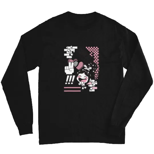 Disney WreckIt Ralph Von Sweetz Vanellope Kawaii Logo Long Sleeves