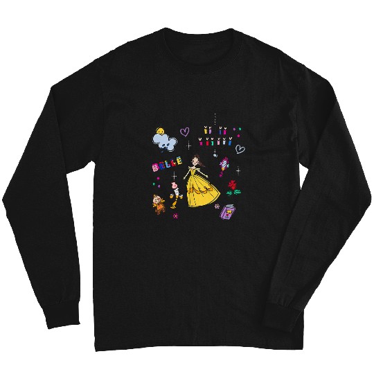 Disney Beauty and the Beast Belle Chibi Princess Icons Long Sleeves