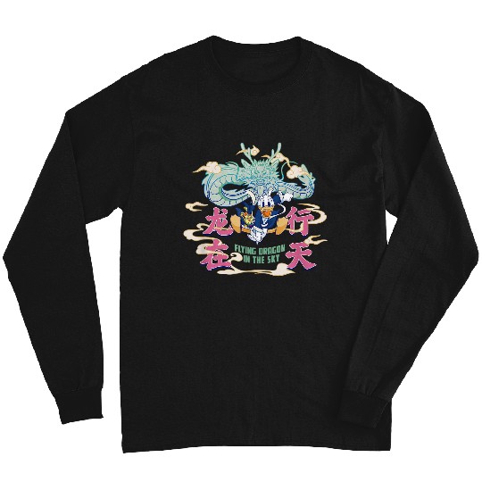 Disneyss Donald Duck Lunar New Year Flying Dragon In The Sky Long Sleeves