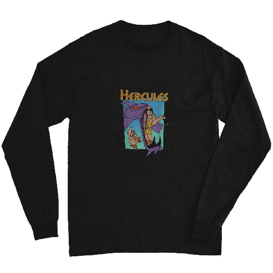 Disney Hercules Hydra Battle Retro Classic Movie Long Sleeves