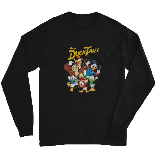 Disney DuckTales Main Characters Full Of Joy Group Shot Long Sleeves