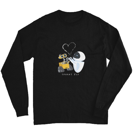 Disney Pixar Wall-E Eve Heart Sparks Fly Hoodie Long Sleeves