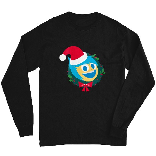 Disneyss And Pixarss Inside Out 2 Santa Joy Christmas Holiday Long Sleeves