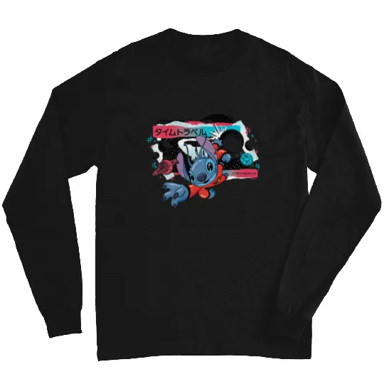 Disney Lilo & Stitch Techno Time Travel Earthbound Premium Long Sleeves