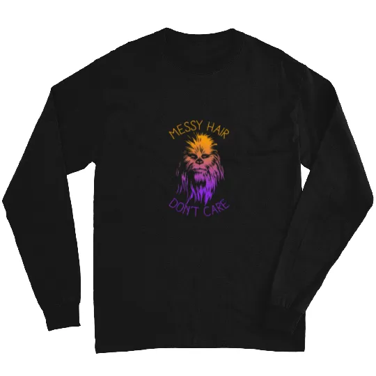 Star Wars Chewbacca Messy Hair Dont Care Disney Long Sleeves