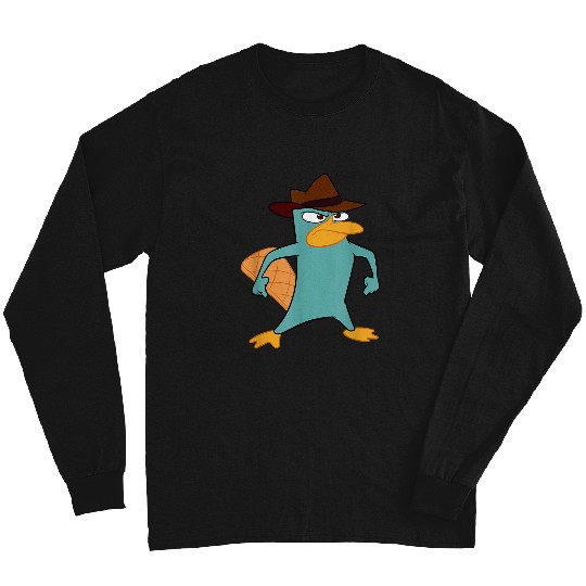 Disney Phineas And Ferb Perry The Platypus Brave Stance Long Sleeves