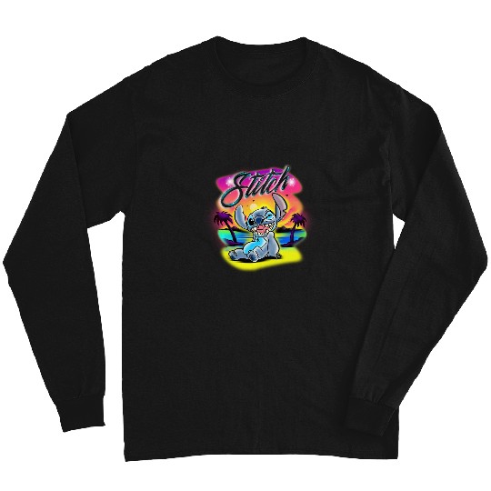 Disney Airbrush Stitch Long Sleeves