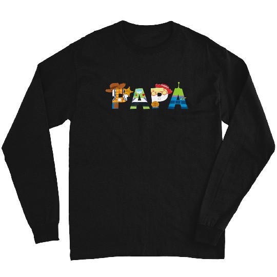 Disneyss And Pixarss Toy Story Papa Fathers Day Dad Birthday Long Sleeves