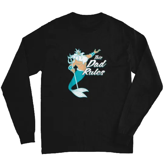 Disneyss The Little Mermaid King Triton Dad Men Long Sleeves