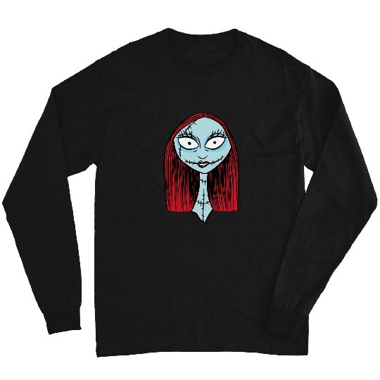 Disney The Nightmare Before Christmas Sally Big Face Long Sleeves