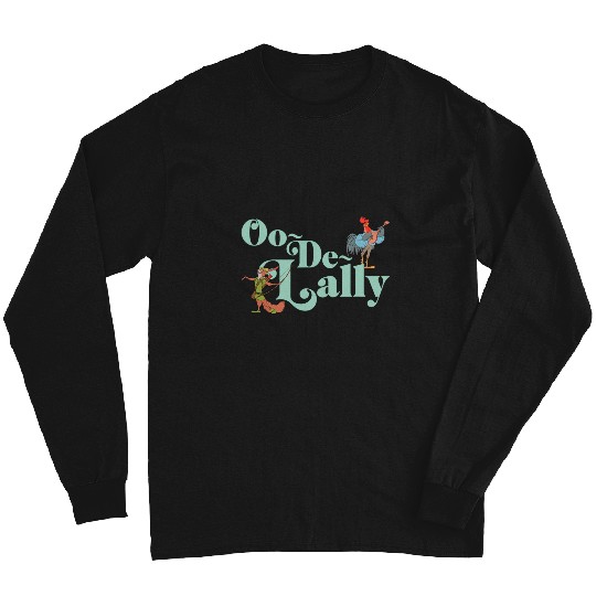 Disney Robin Hood OoDeLally Iconic Quote Chest Text Logo Long Sleeves