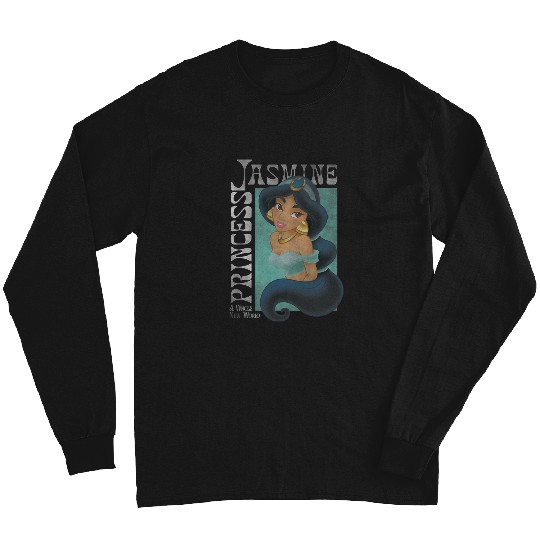 Disney Aladdin Princess Jasmine Classic Color Portrait Long Sleeves